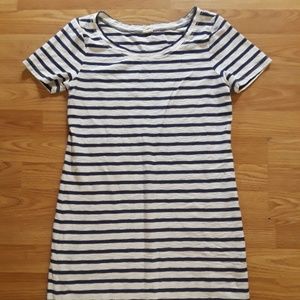 Striped casual T-shirt Dress